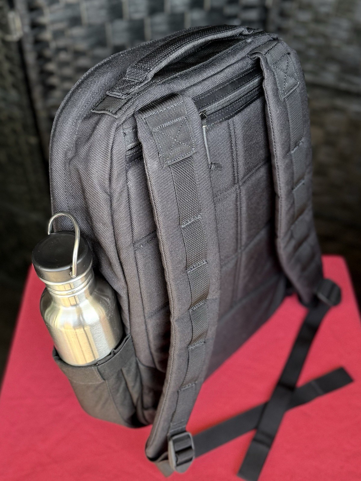 Goruck Echo Full 1000D Cordura Black – Rare Bottle Pocket Mod – USA 🇺🇸