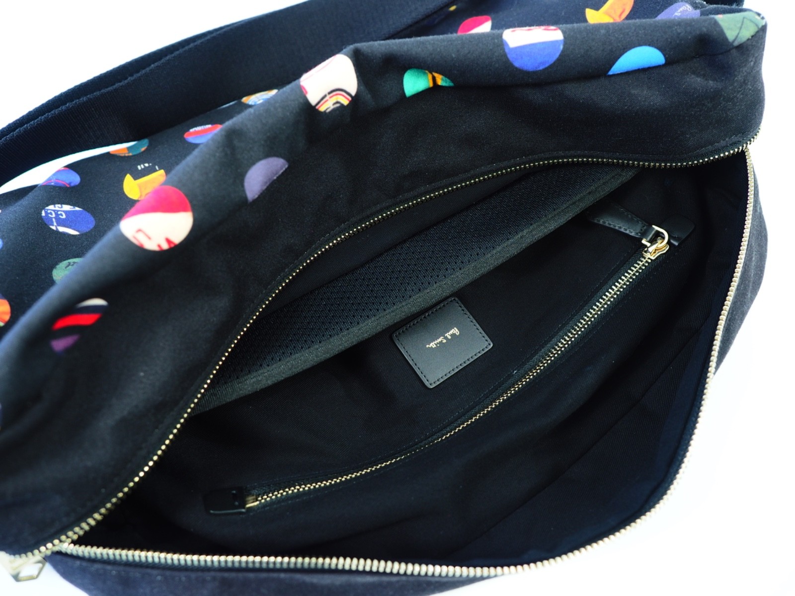 Paul Smith Bag Messenger Crossbody Laptop Colourful Bike Cycling Jersey Dots New