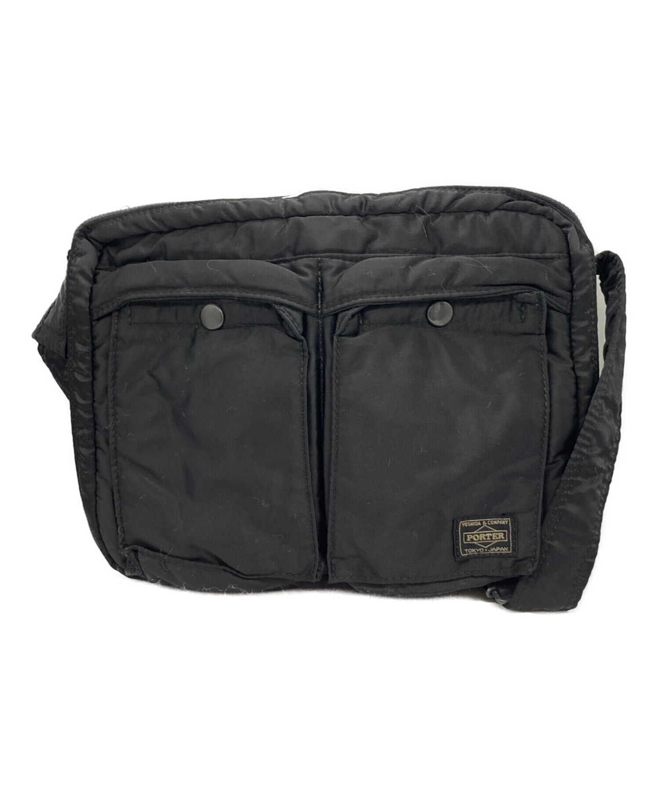 PORTER Shoulder bag TANKER Nylon Black Authentic From Japan