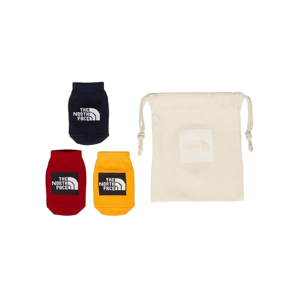 The North Face Baby Organic 3P Unisex Name Space Organic Cotton TNF Yellow