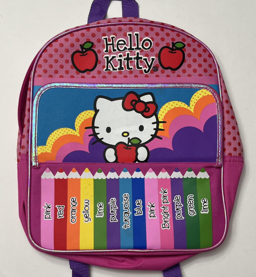Sanrio Hello Kitty 12 Inch Backpack School Travel Bag 2015