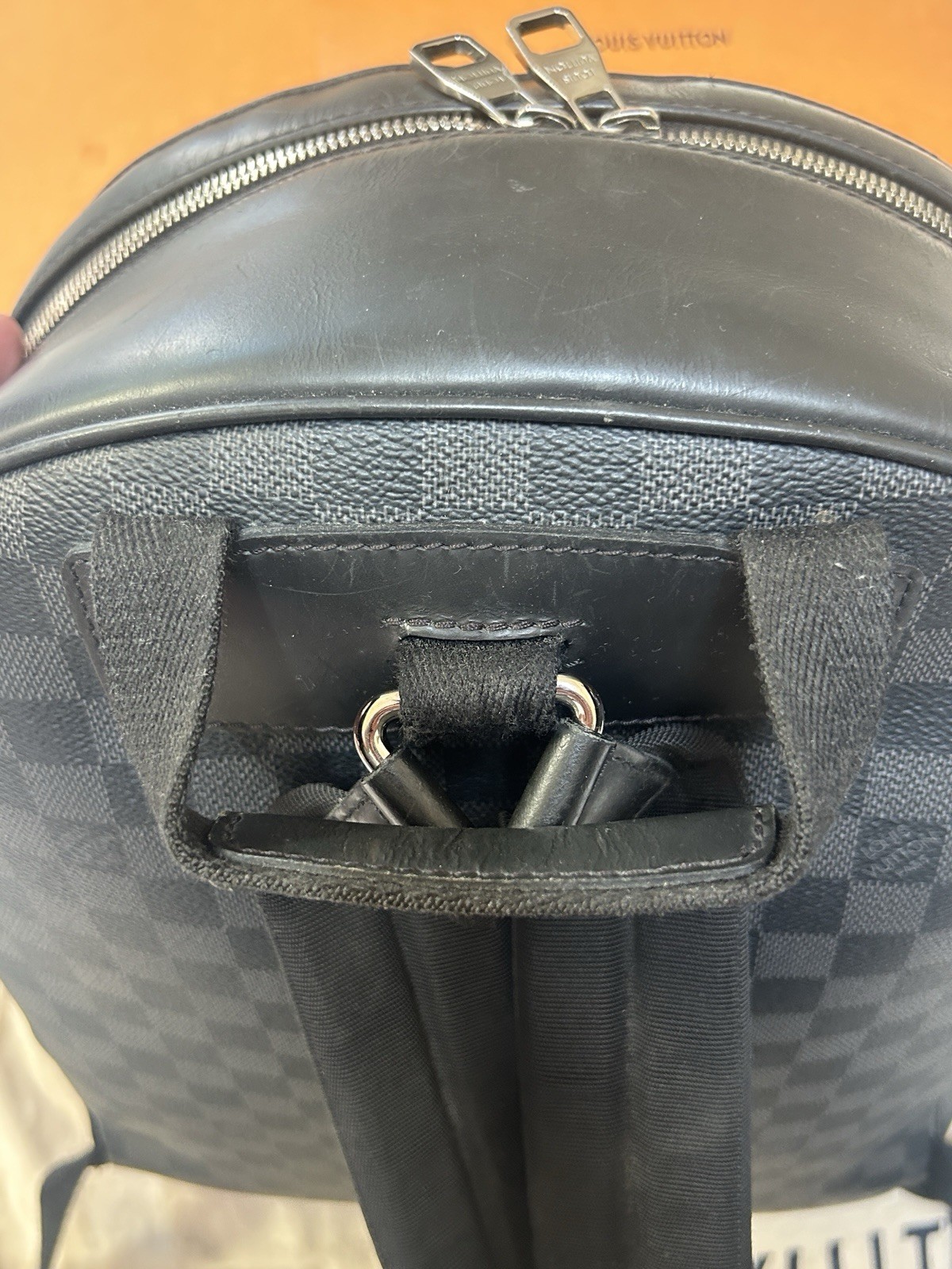 Louis Vuitton Men’s Backpack Graphite Josh w Box & Receipt