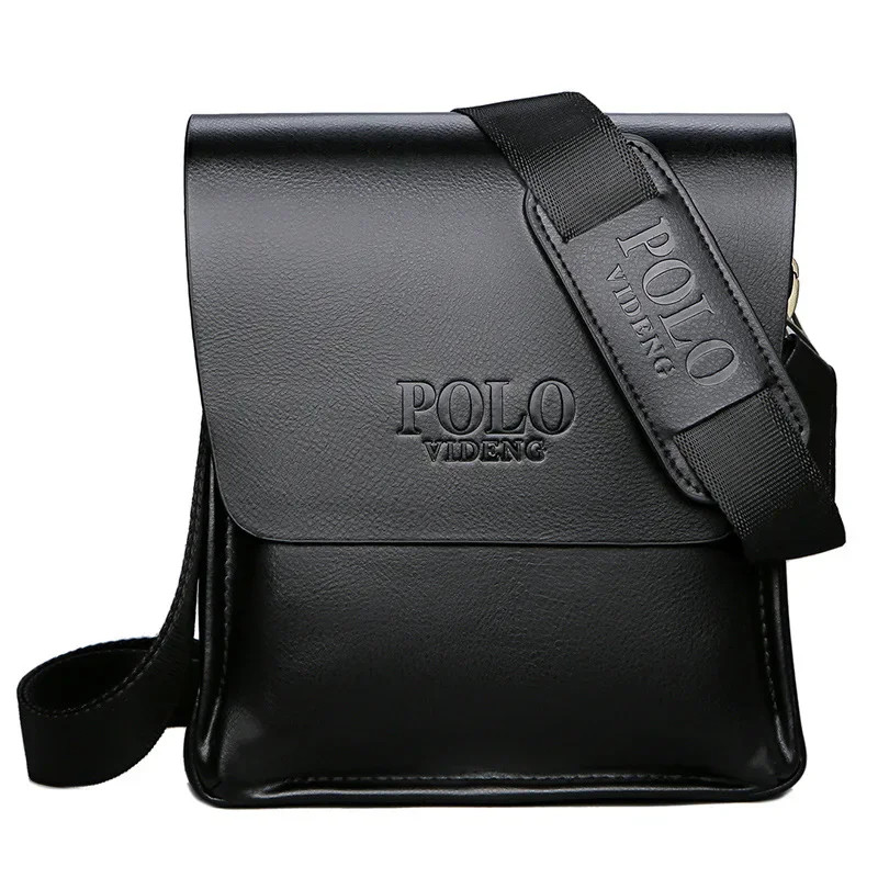 The leisure business single shoulder bag Polo vertical bag man trend inclined