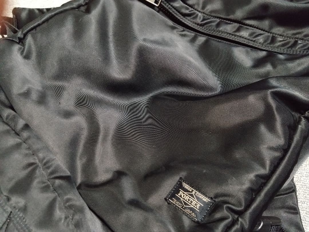 Porter Tanker Nylon Backpack Daypack Black 19.7 x 14.6 x 9.1in From Japan
