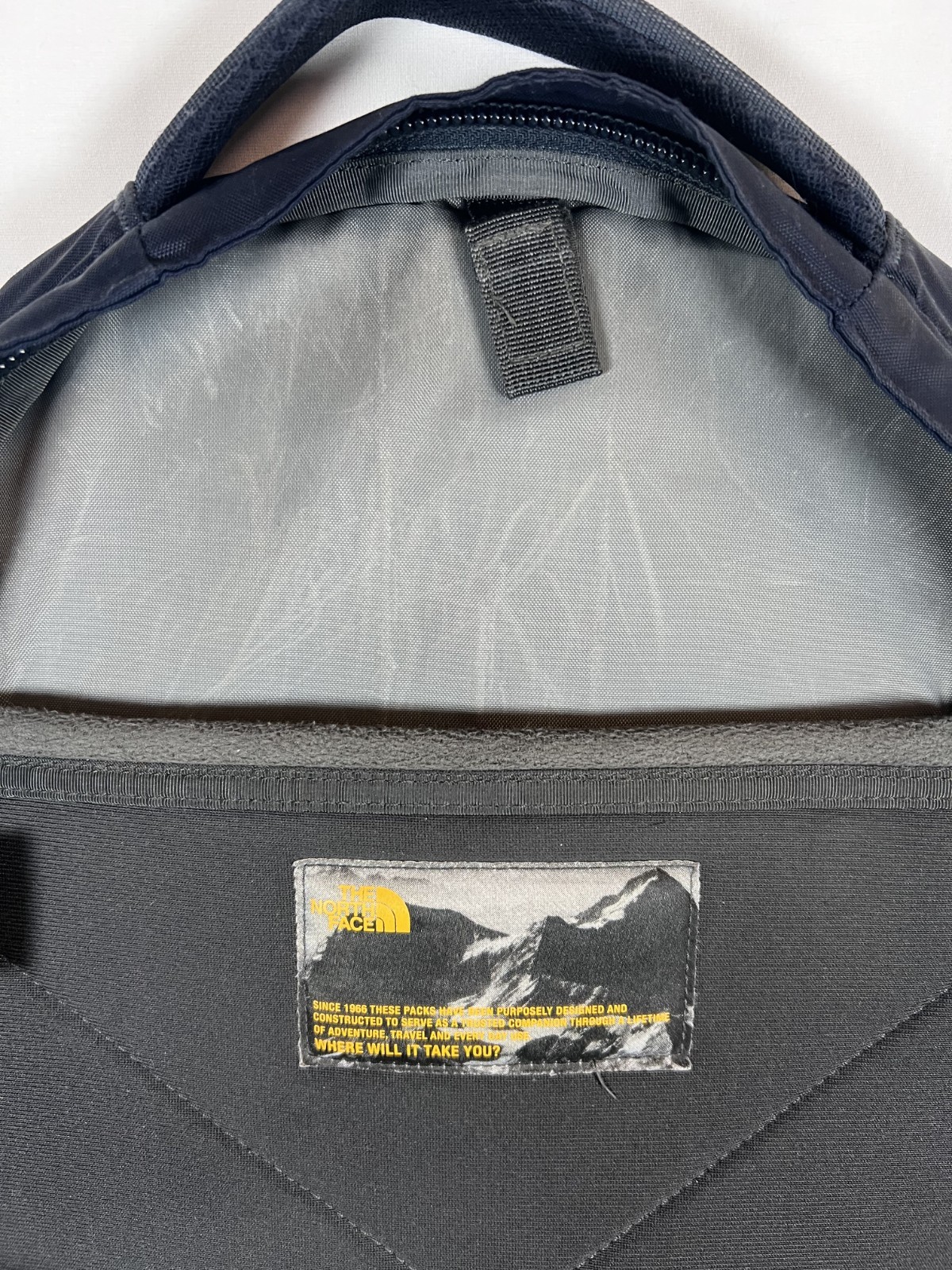 The North Face Recon 30L Backpack Dark Blue School Laptop Tablet NF00CLG4 USED