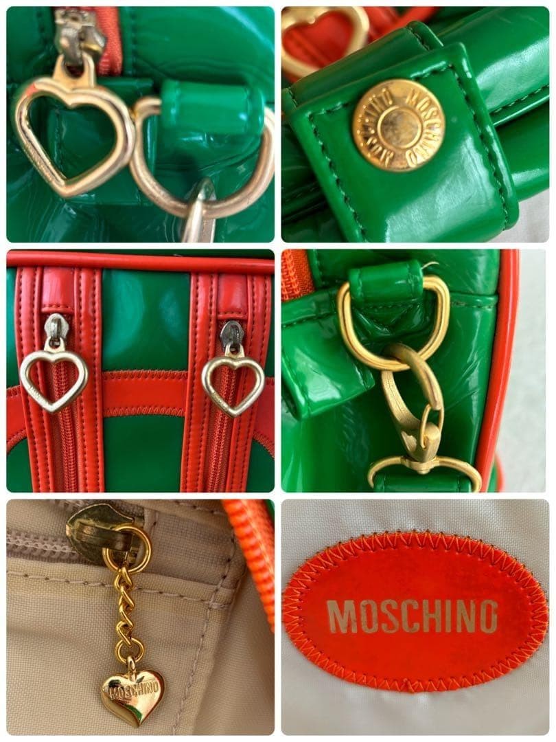 Moschino Y2K Vintage Big Boston Bag, Dollar Mark, Retro Pop