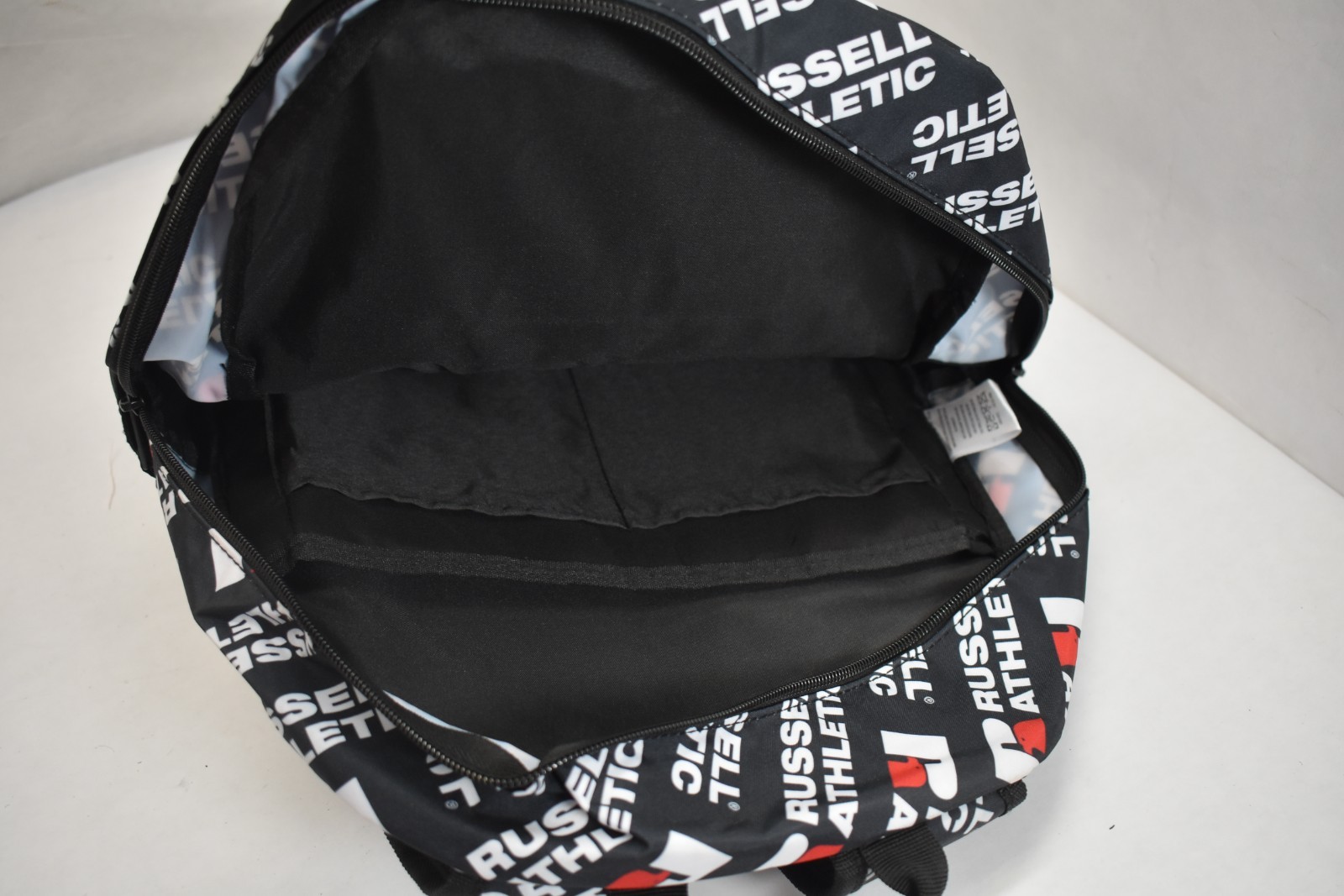 Russell Athletic Gamepoint 18″ Backpack Black Red & White Lightweight Backpack