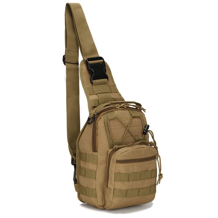 Outdoor Mens Backpack Tactical Sling Shoulder Bag Molle Travel Chest Pack Hiking