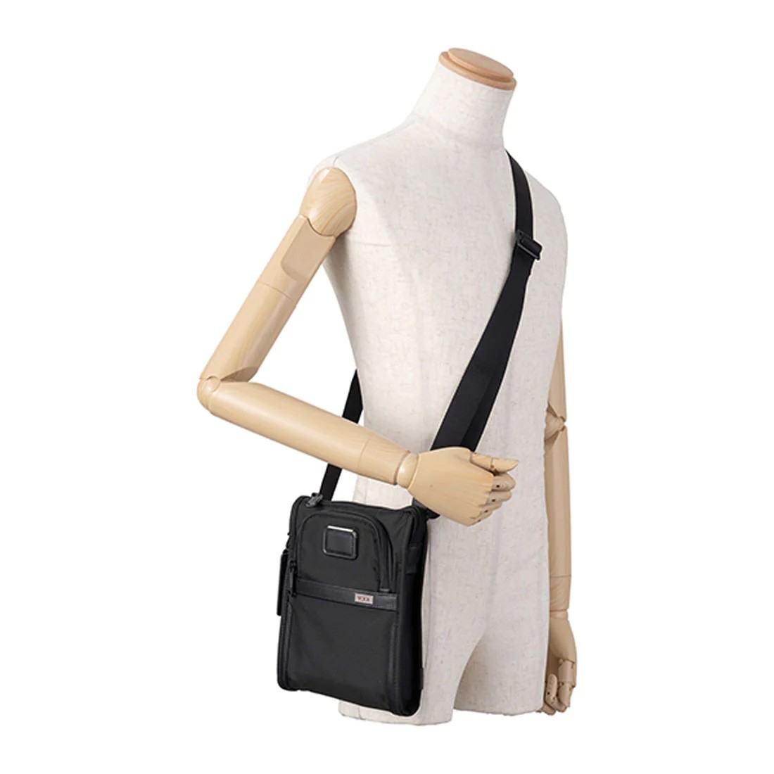 🎒 NEW TUMI Alpha 3 Pocket Bag Small Black Crossbody Shoulder Travel Bag