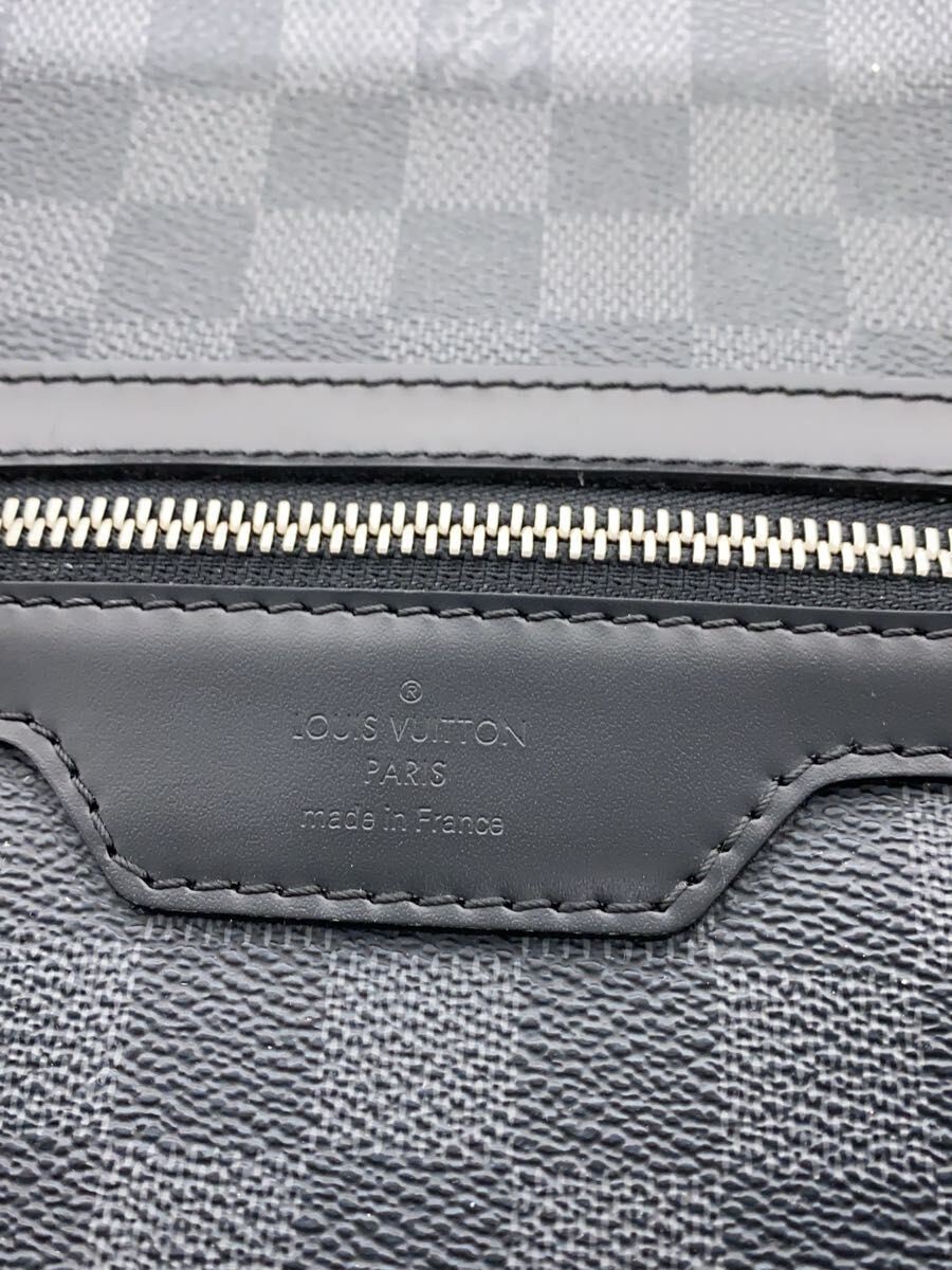 LOUIS VUITTON Shoulder Bag 1 Mixed MM Damier Graphite PVC BLK Used