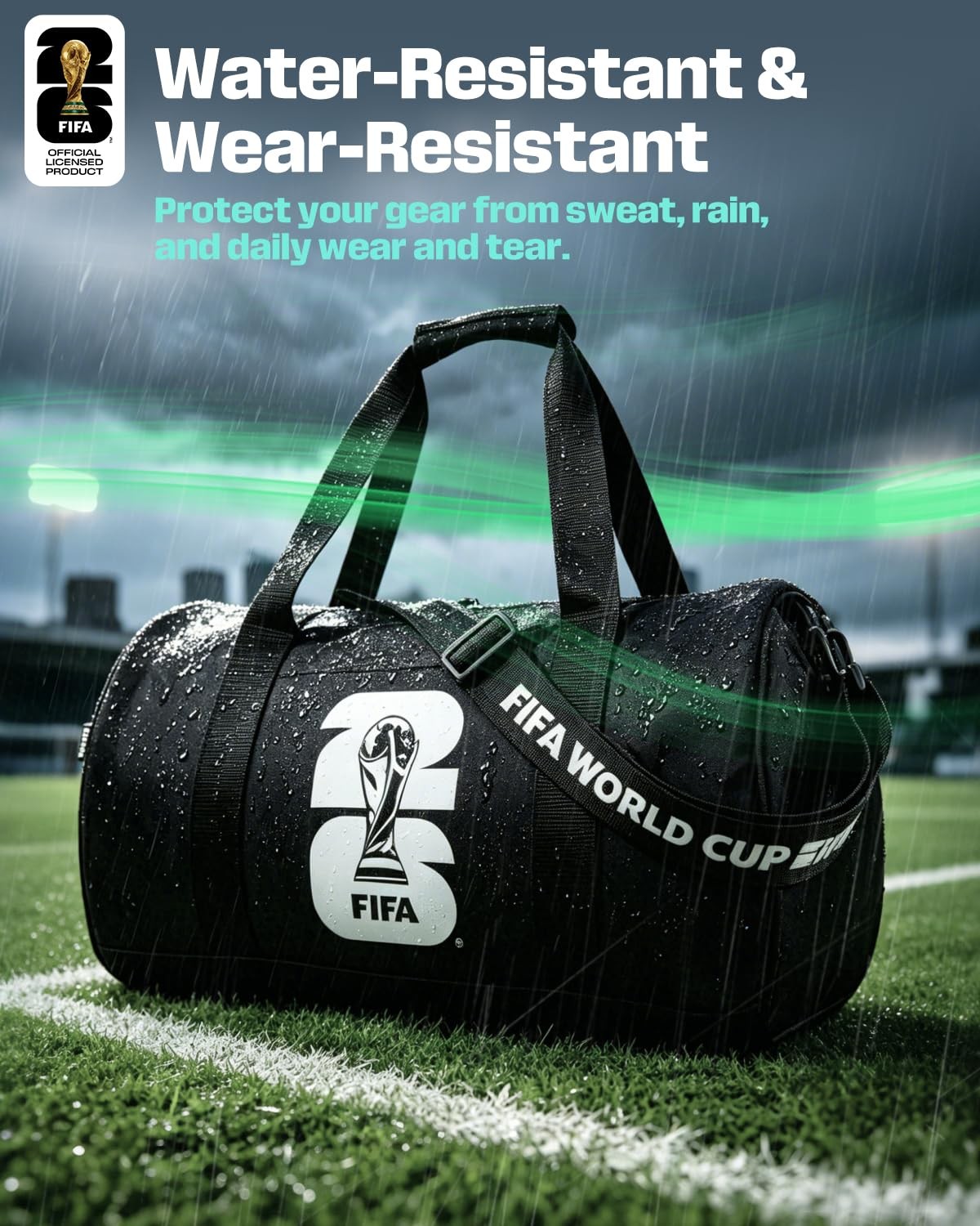 FIFA World Cup 2026 Officially Licensed Gym Bag for Women & Men, Large Duffle…