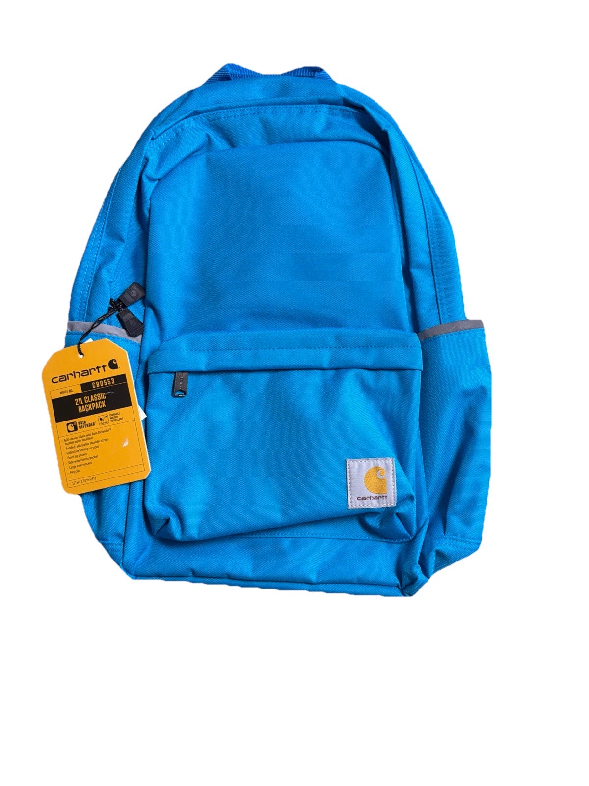 Carhartt 21L Classic Backpack W/ Laptop Sleeve Atomic Blue CB0553 NWT