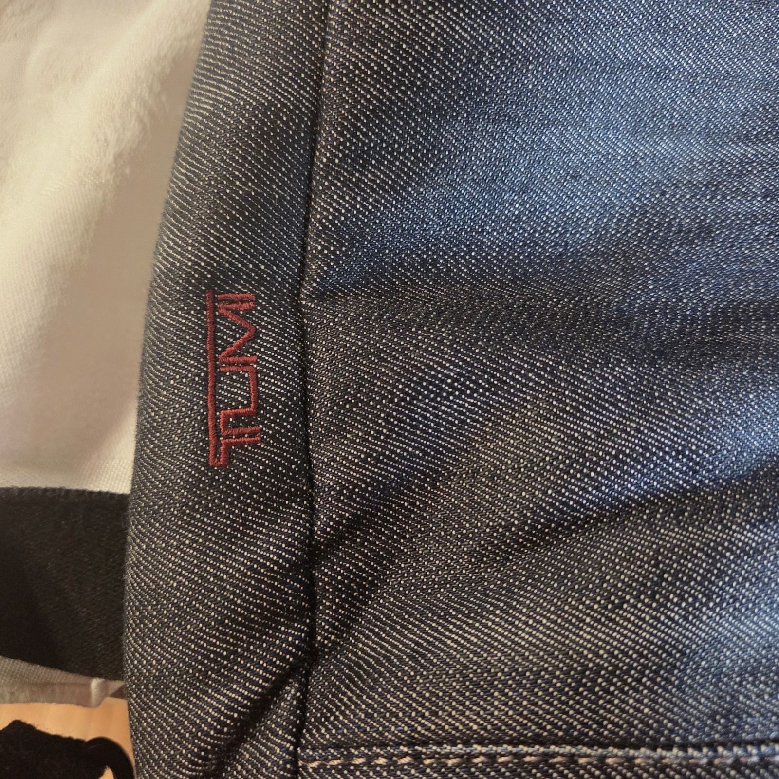 Tumi T Tech Blue Messenger Laptop Essentials Bag EUC