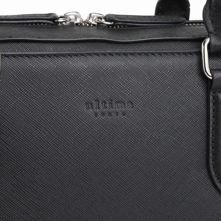 ultima TOKYO Men’s Briefcase, Cowhide Leather Briefcase 11951 Black or Brown