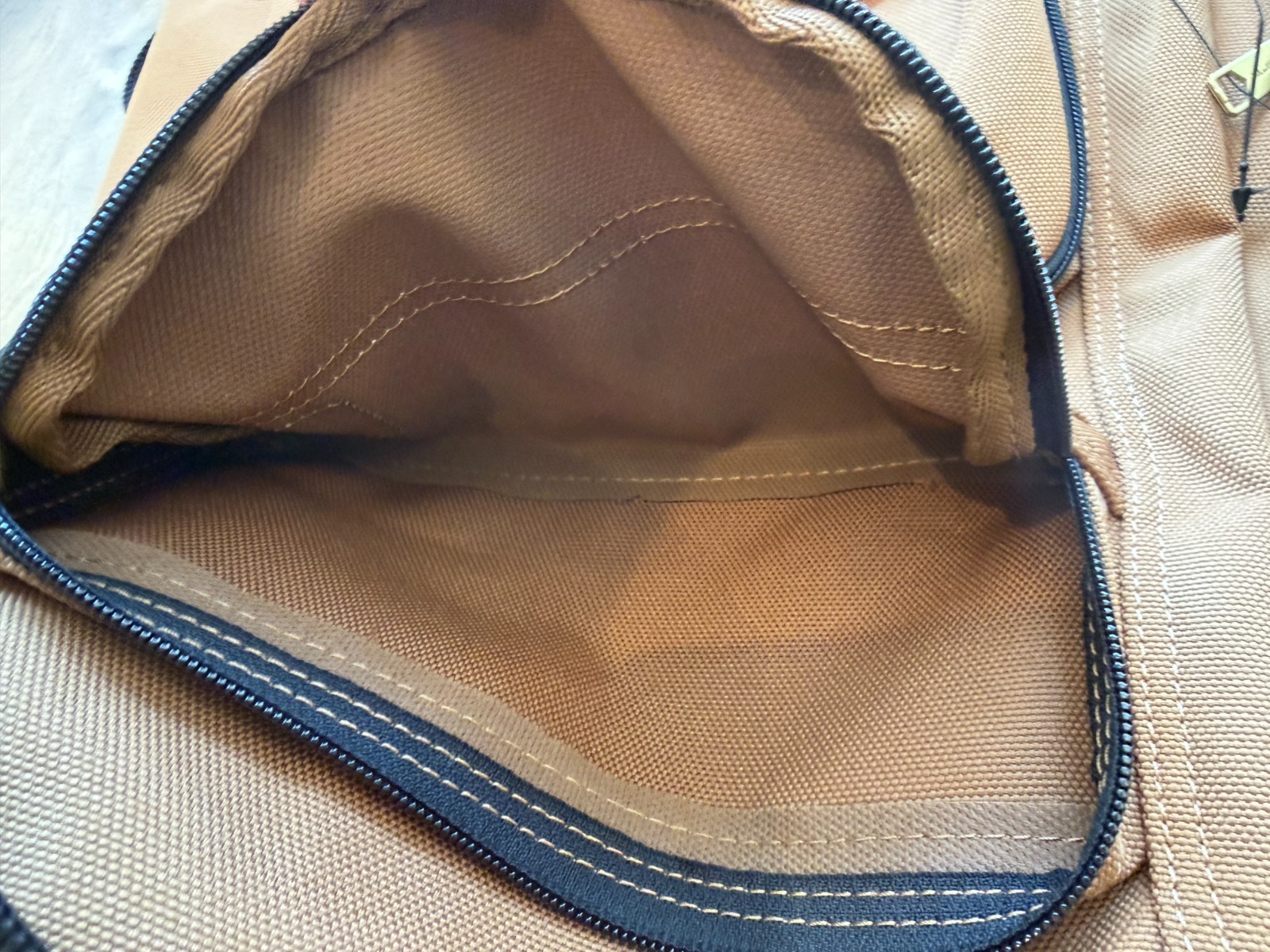 Carhartt Backpack Laptop Canvas Brown with Samsung Logo Work School Travel NWOT