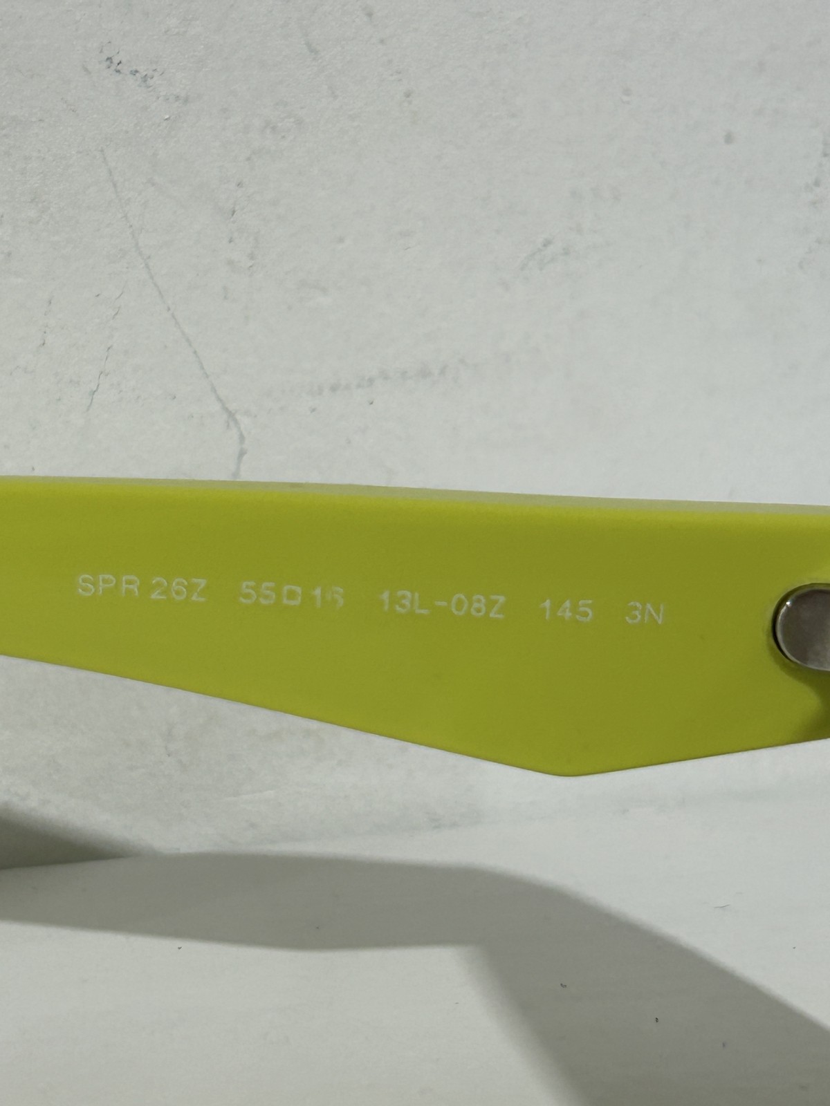 PRADA NEON YELLOW OVAL CAT EYE SHADES NEW
