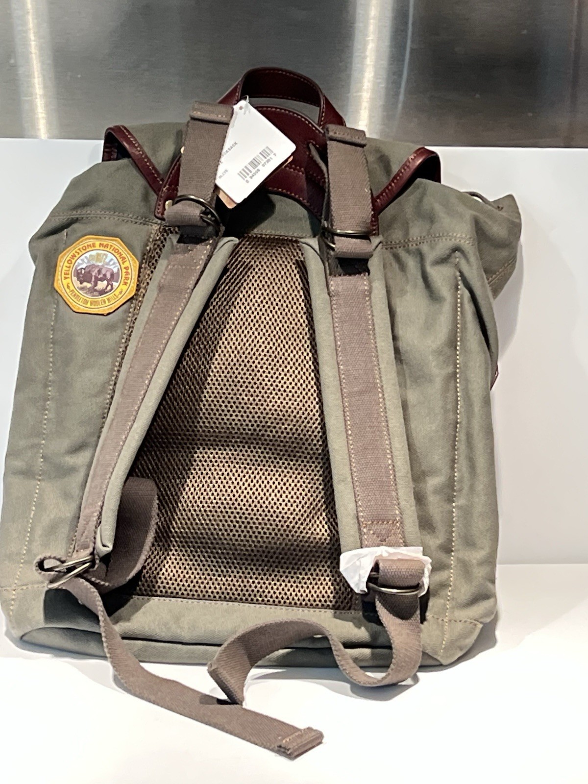 RARE Pendleton National Park Collection Patched Green Canvas Backpack NWT NOS