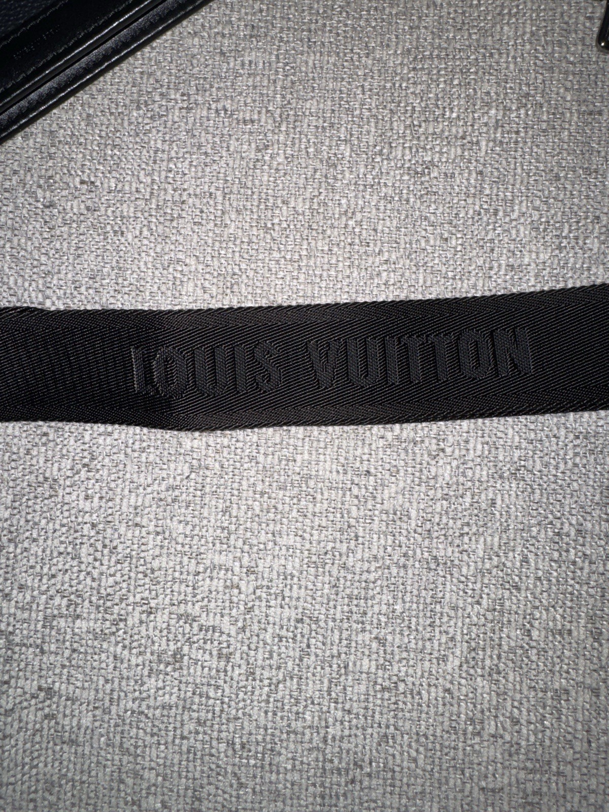 Louis Vuitton Gaston Wearable Wallet Monogram Eclipse Black Gray Crossbody