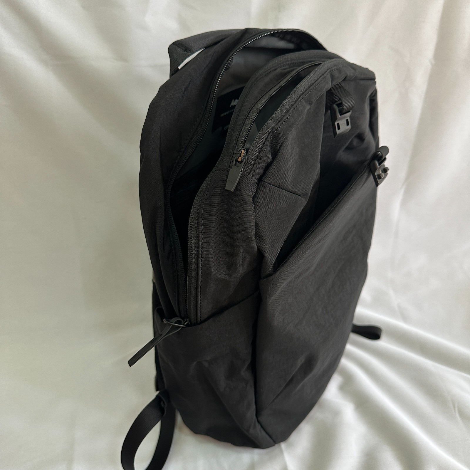 Aer Go Pack 2 20L Black – Packable Lightweight Travel Backpack for 16″ Laptop, B