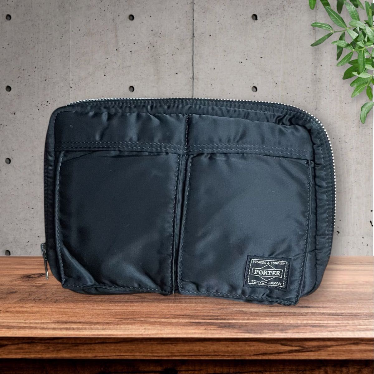PORTERTANKERBINDERPOUCHBLACK