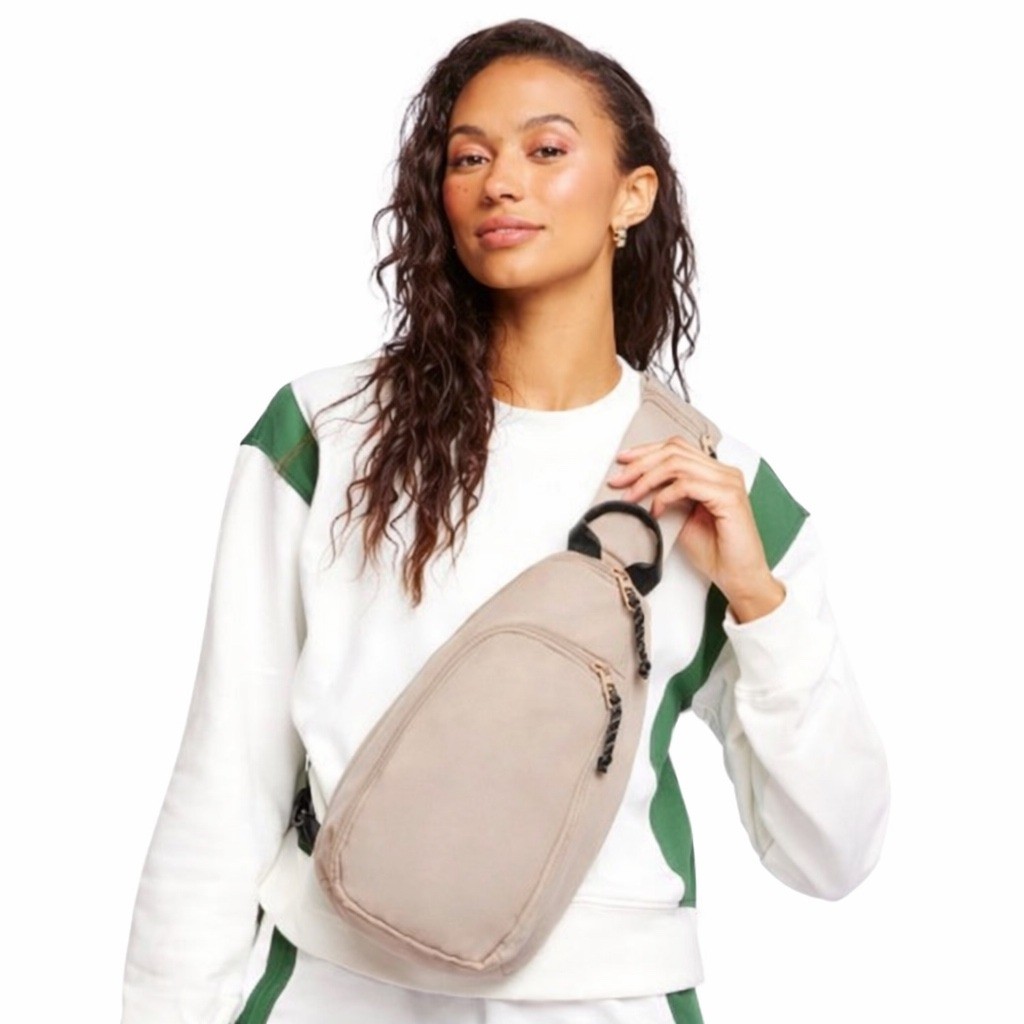 Puma Sling Bag Light Beige Crossbody Backpack PS2-2201BFFB1-270 One Size NEW
