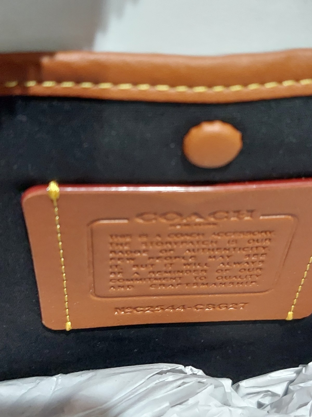 Coach Charter Carry All Pouch Signature Canvas and calf leather Charcoal/Black