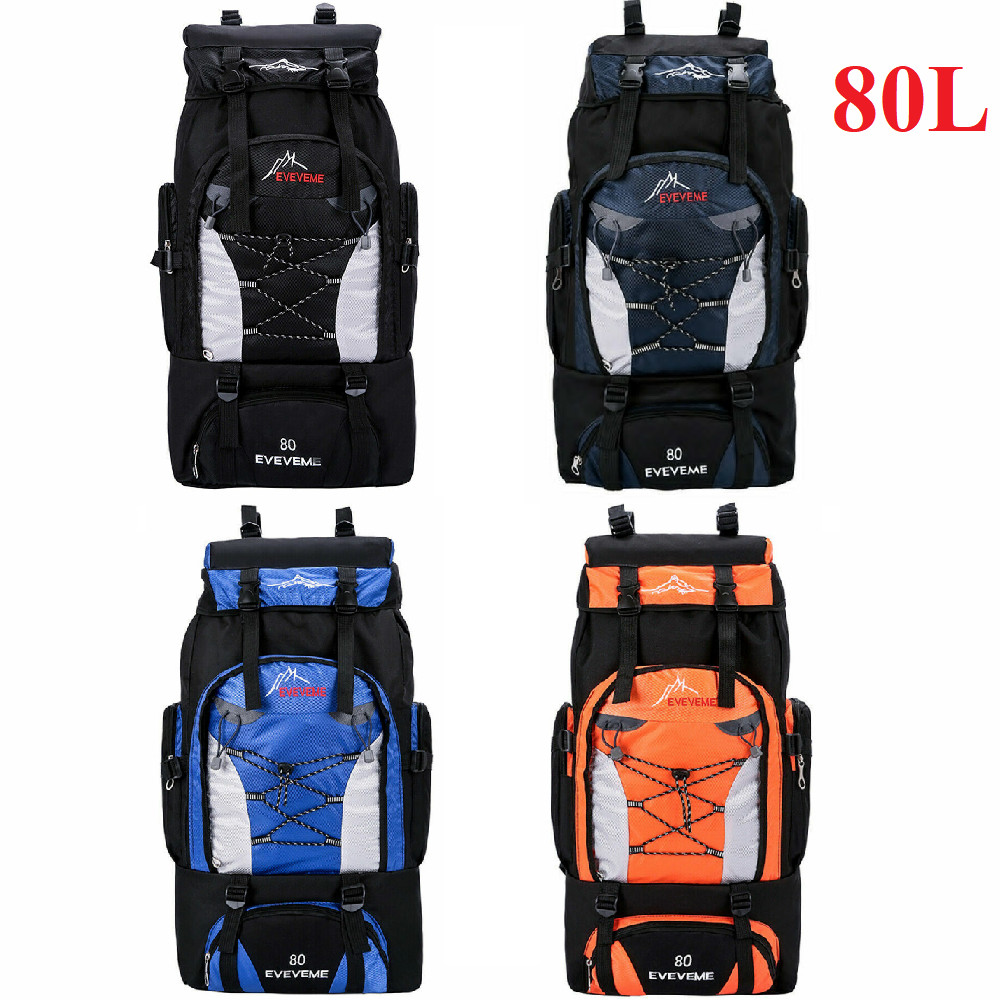 35L/70L/100L/130L Outdoor Tactical Backpack Rucksack Camping Hiking Bag Travel