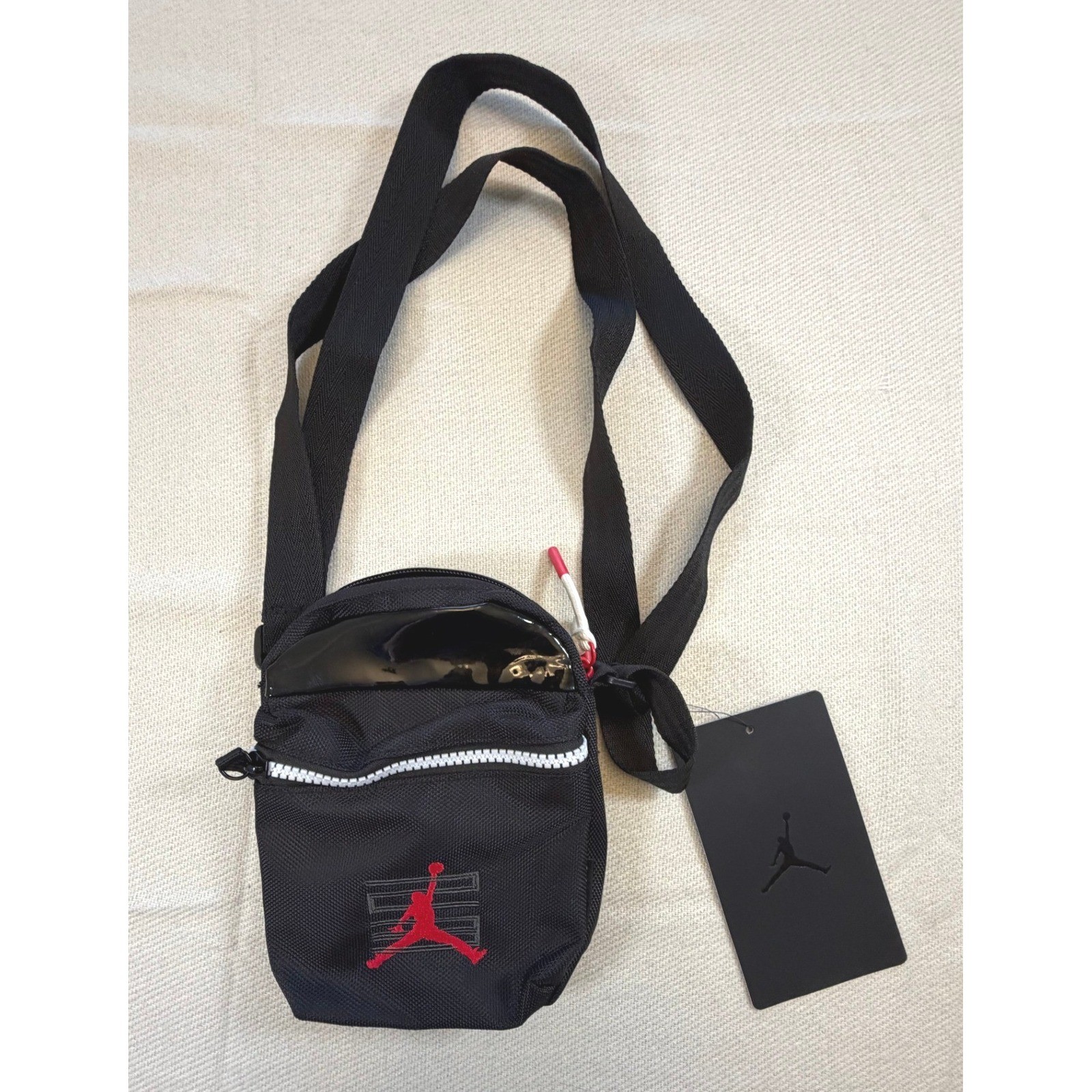 Jordan Jumpman Festival Bag Black Crossbody Messenger Bag 9A0702-023 NWT