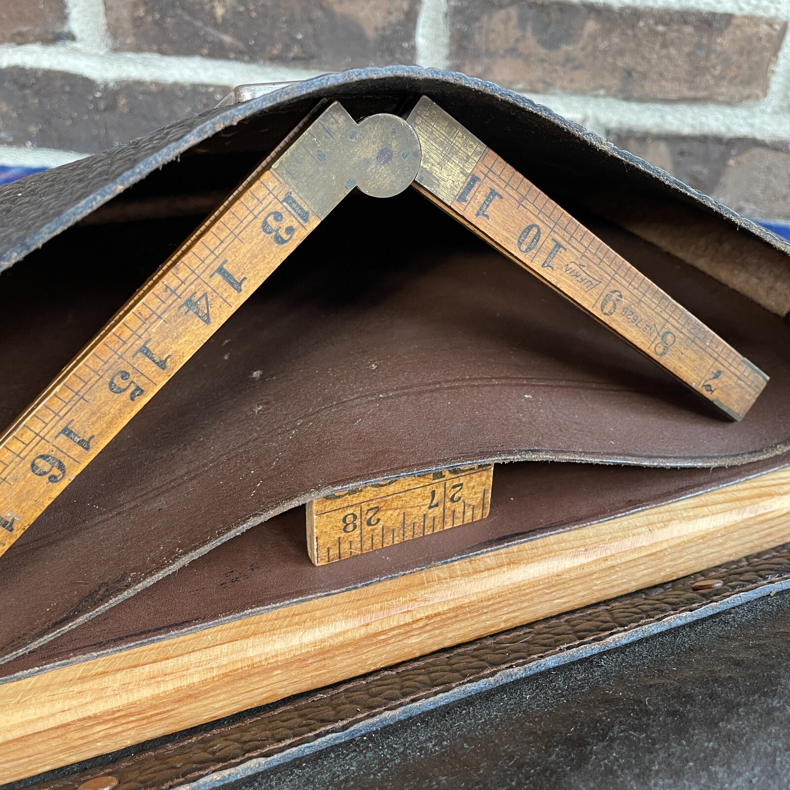 RARE VINTAGE ANTIQUE 1920s LEATHER MACBOOK PRO BRIEFCASE BAG CASE R$1898