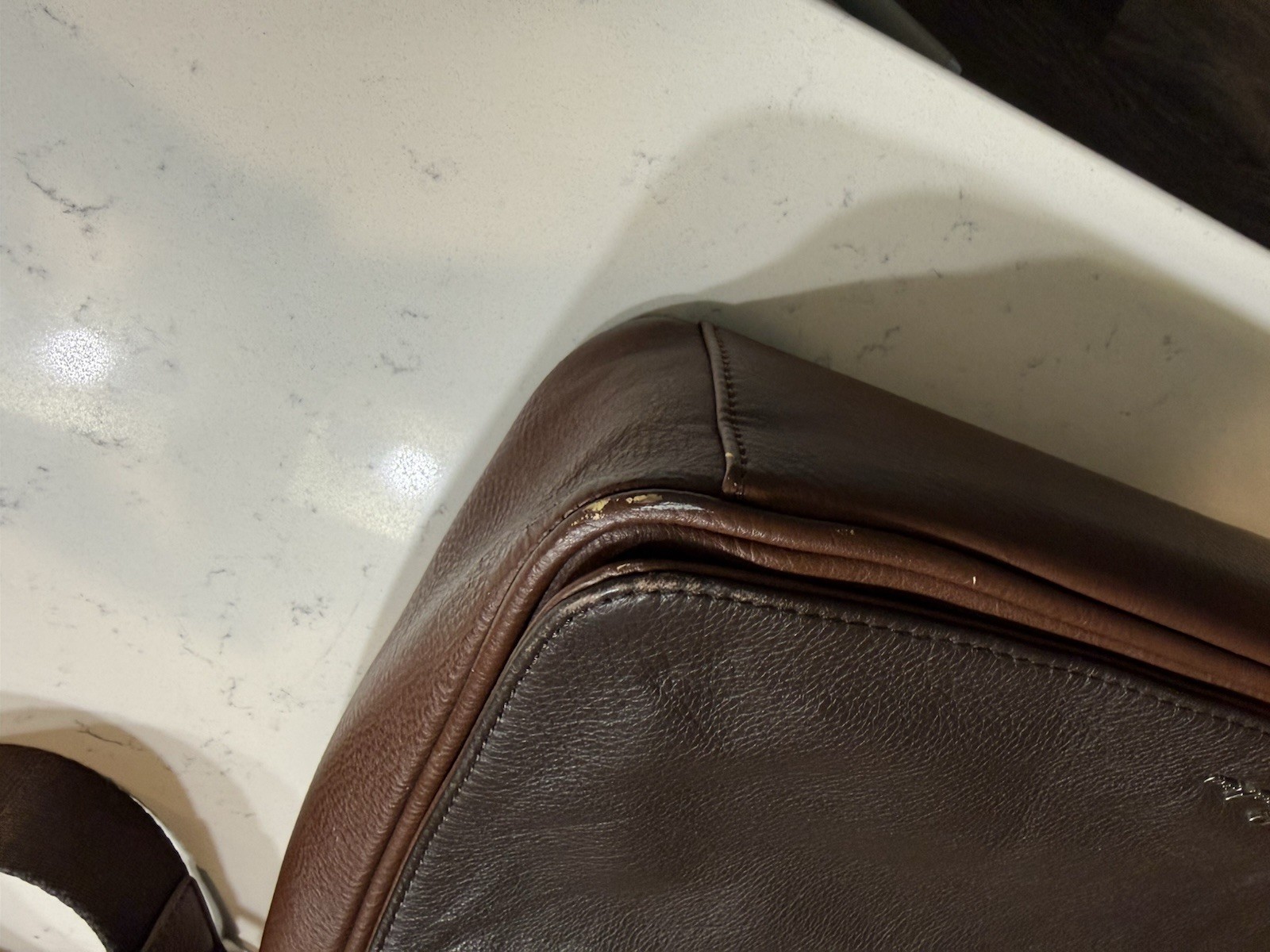 Robert Graham Brown Genuine Leather Messenger Portfolio Laptop/ipad Bag