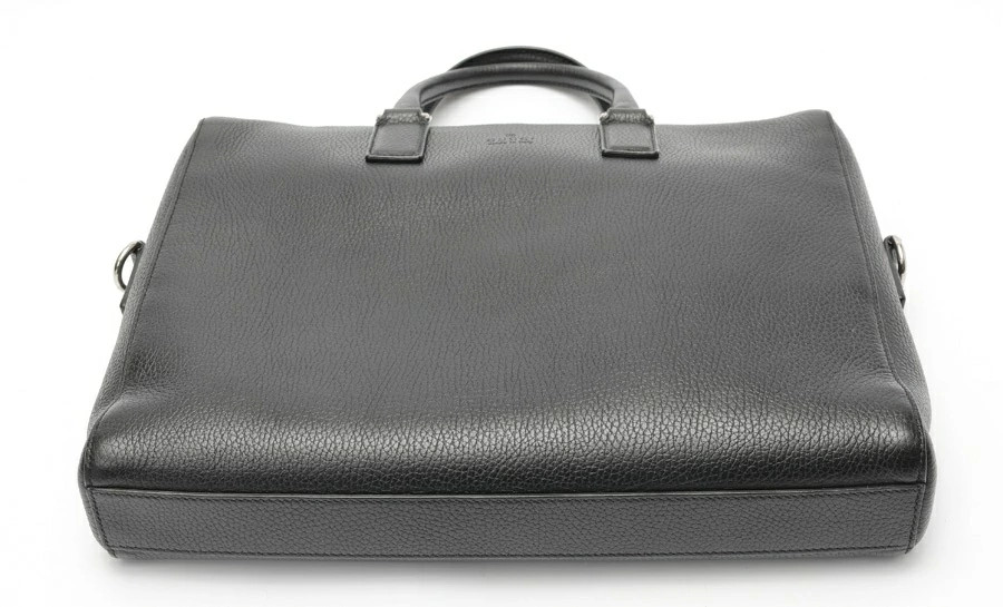 Gucci Briefcase Business Bag 387074 Leather Black