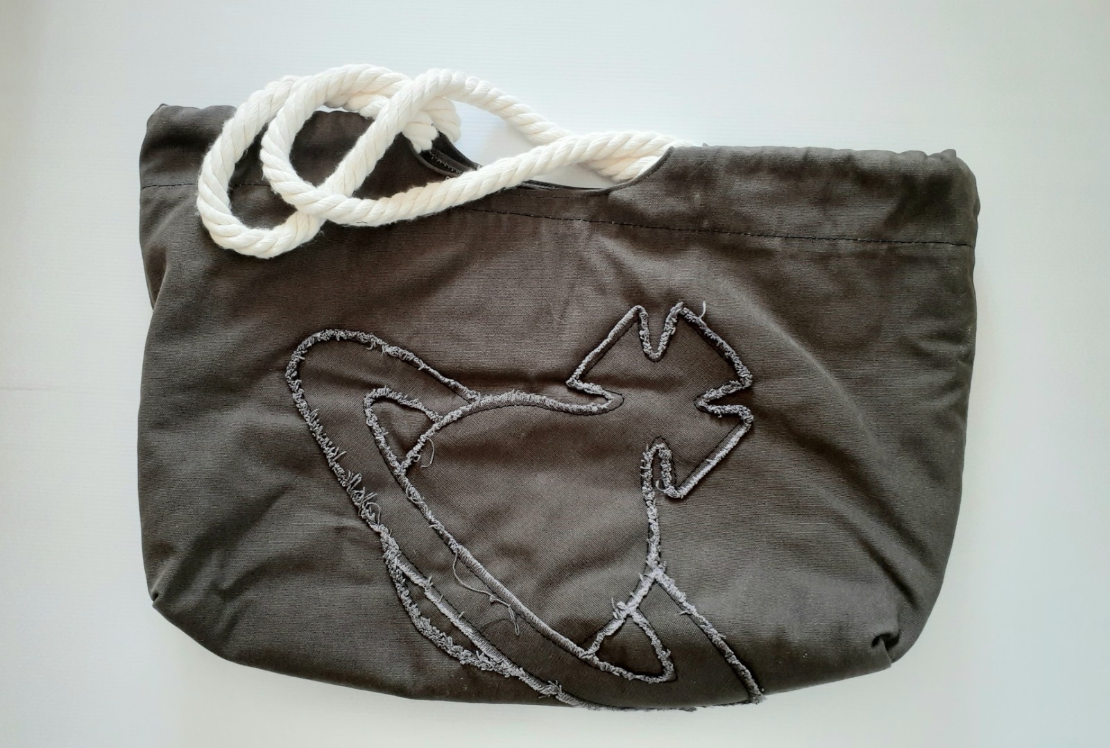 Vivienne Westwood, Very Large Canvas Shopping Bag.