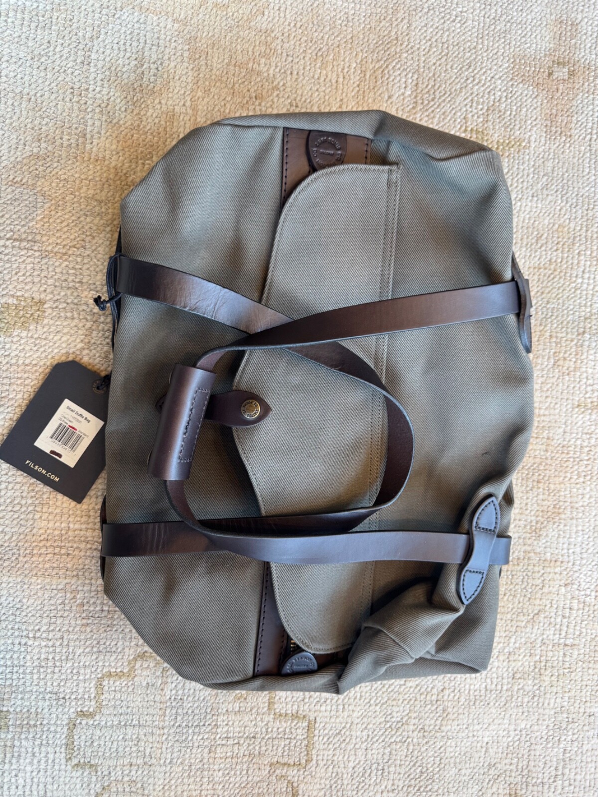 New with Tags – Filson Small Rugged Twill Duffle Bag – Otter Green – NWT 2nd