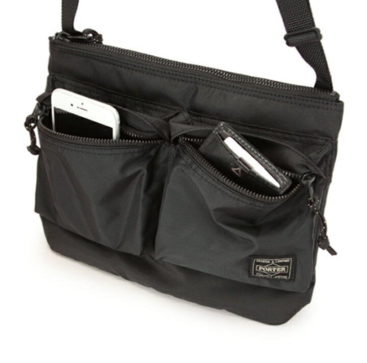 NEW PORTER Yoshida Bag Shoulder Bag FORCE Black 855-05458 Made in Japan