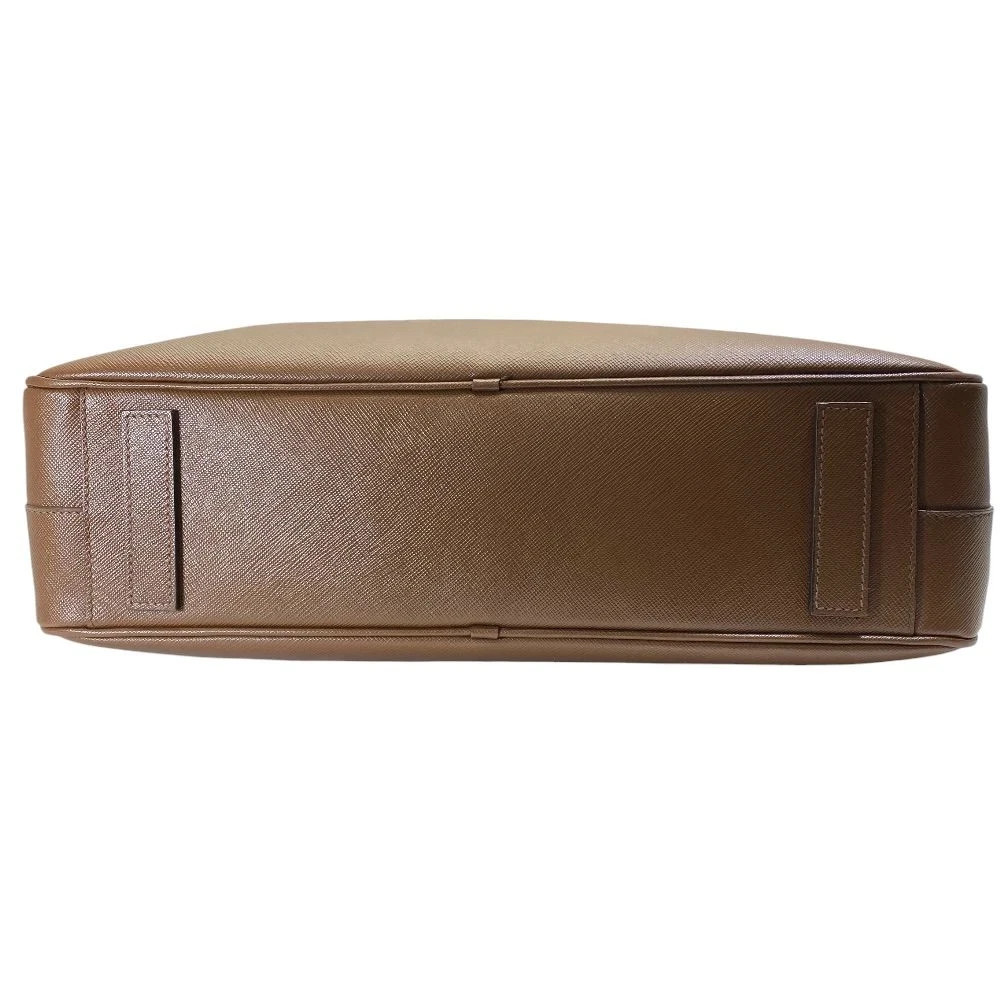 PRADA Business Bag Briefcase Handbag Triangle Logo Vs0305 Saffiano Leather Japan