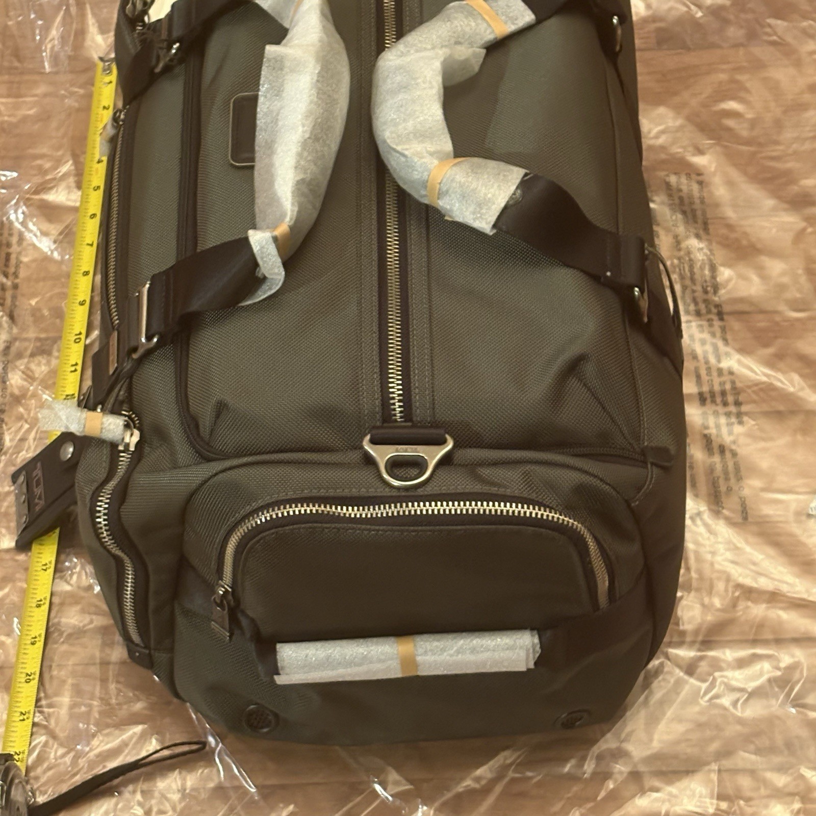 Brand New Rare TUMI Alpha Bravo McGuire Ballistic Nylon Duffel Bag Spruce Color