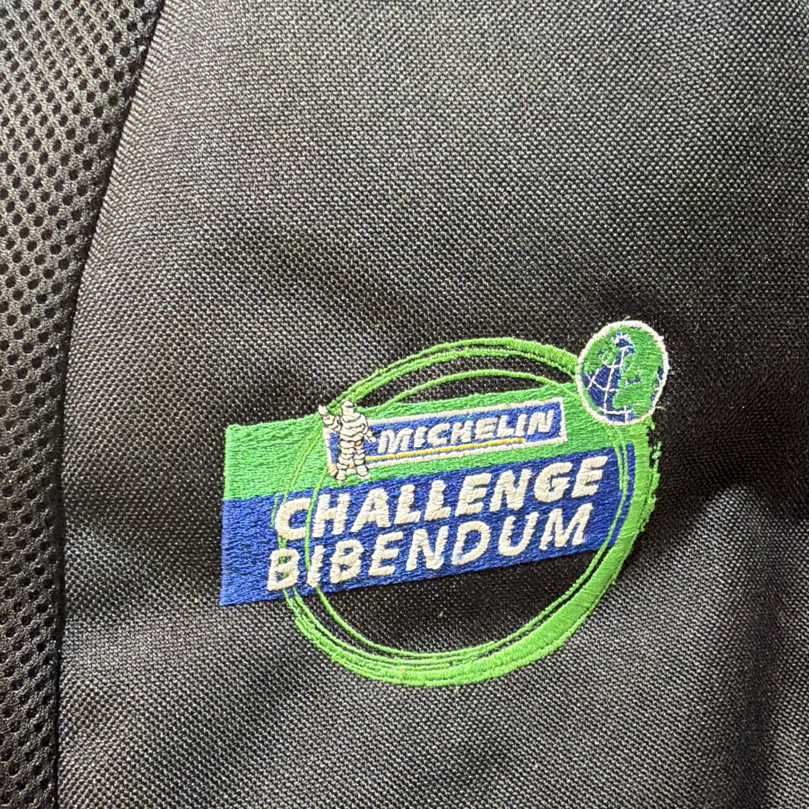 Gemline Michelin Challenge Bibendum Black Sling Crossbody Bag Zip Medium Pockets