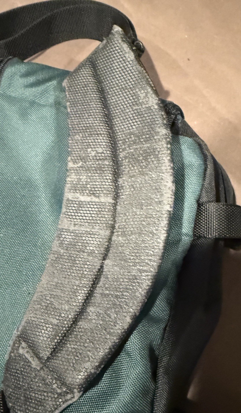 LL Bean 0NDR7 Deluxe Book Pack Polyester Travel Backpack Green ONDR7
