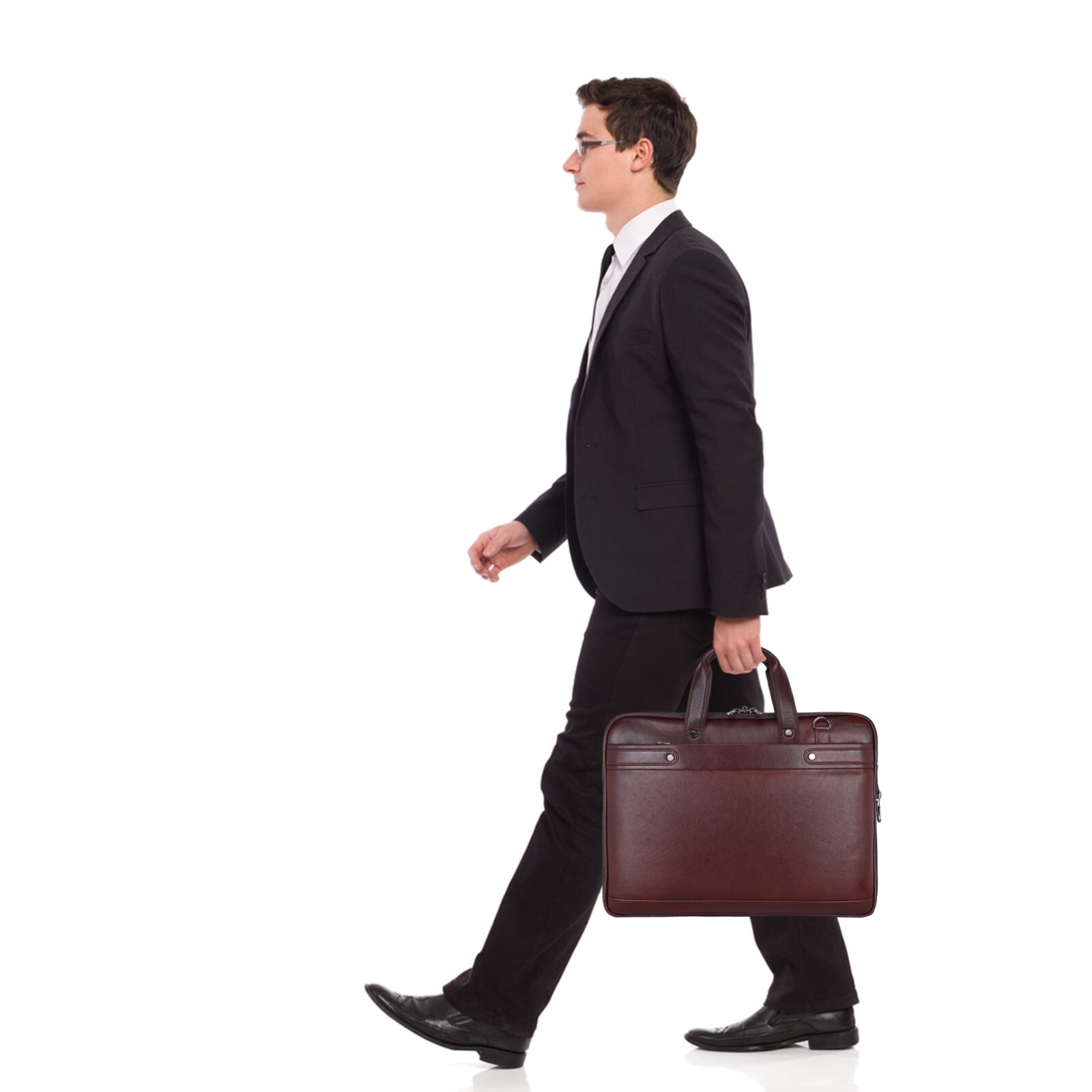 stylsak, Slim Handmade Laptop bag Briefcase high quality shoulder bag genuine