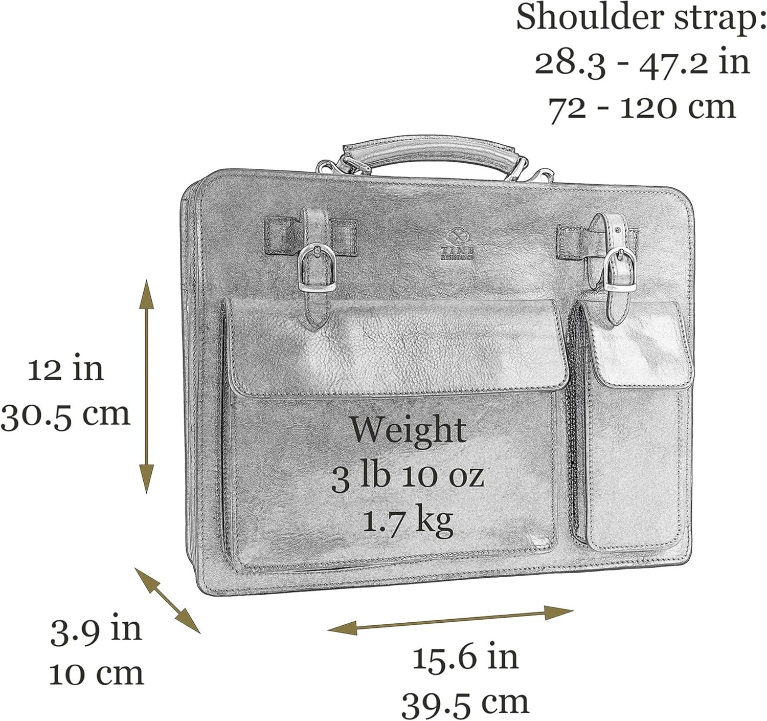Vintage Italian Leather Briefcase – Essential Stylish Bag for Men