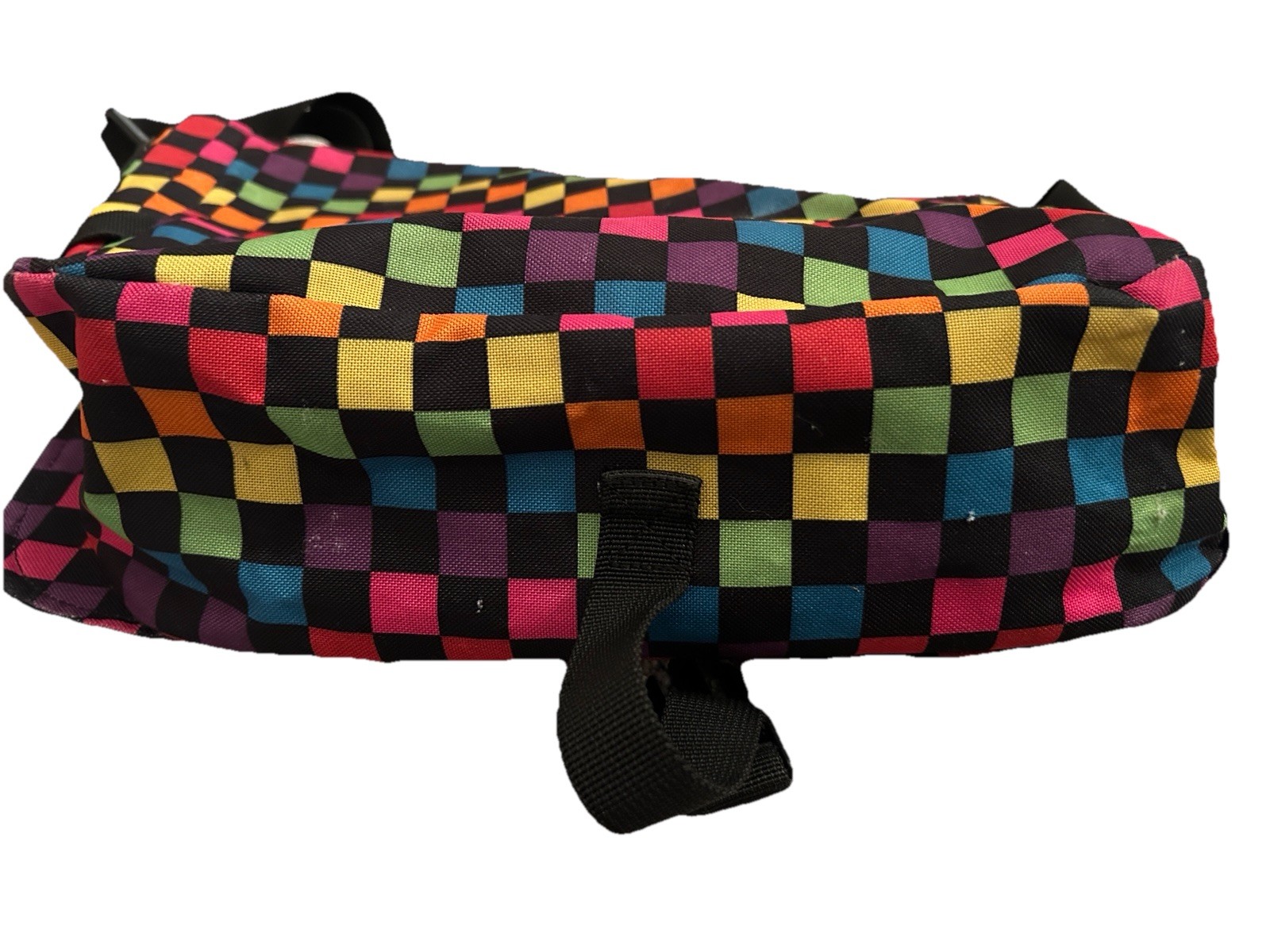Yak Pak Crossbody Messenger Bag Multi-Color Checkerboard Bag