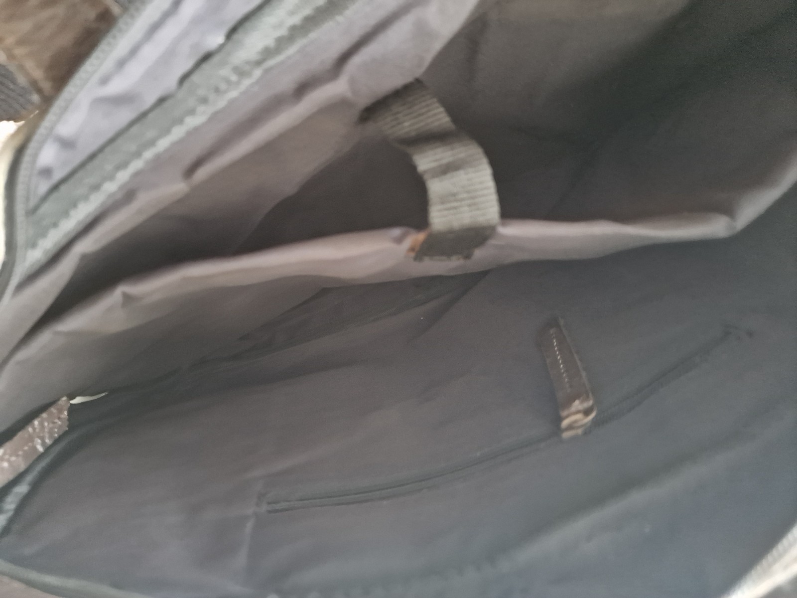 Brown leather laptop and document bag