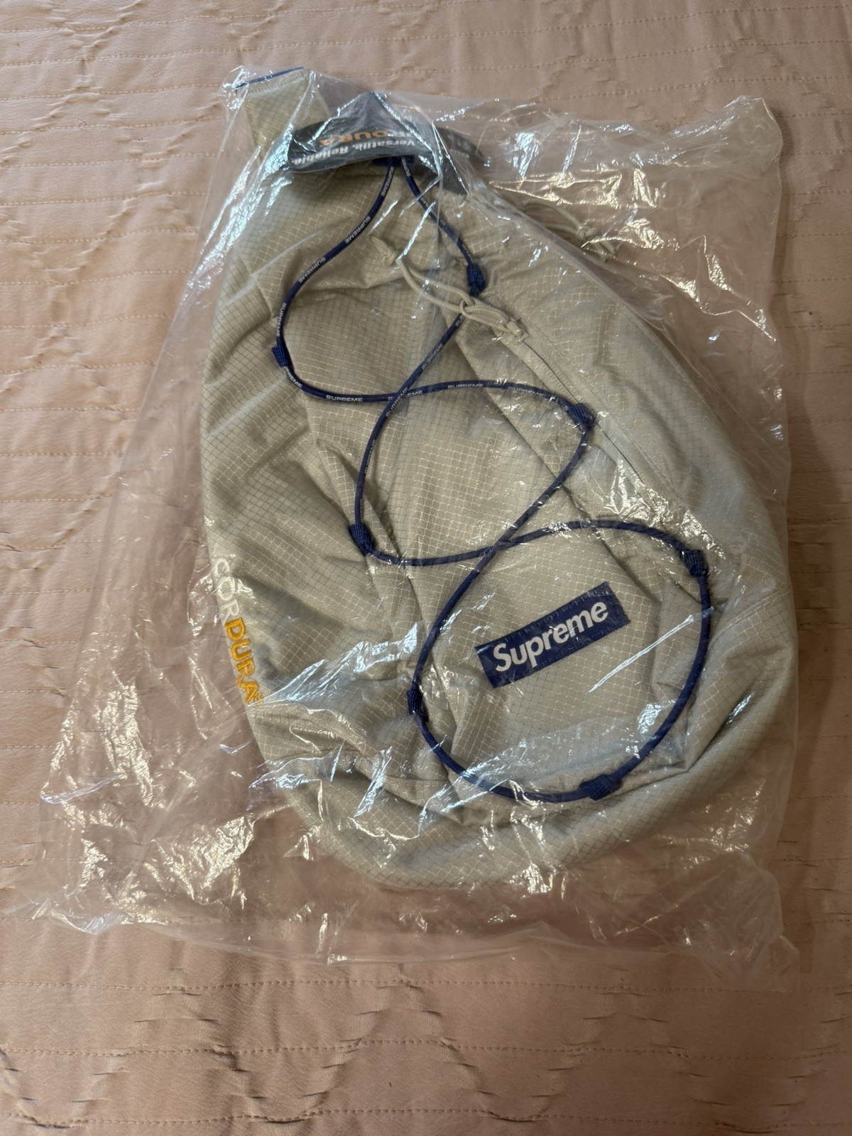 Supreme SS22 Sling Bag Silver NEW AUTHENTIC RARE