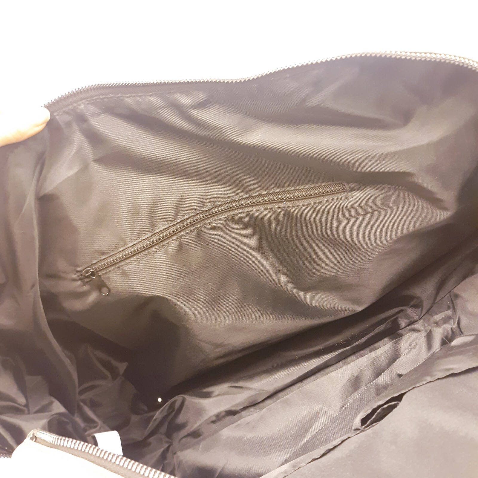 Jackson Unisex – vegan leather – Carry On Gray Grey Strap Handle Duffle Bag