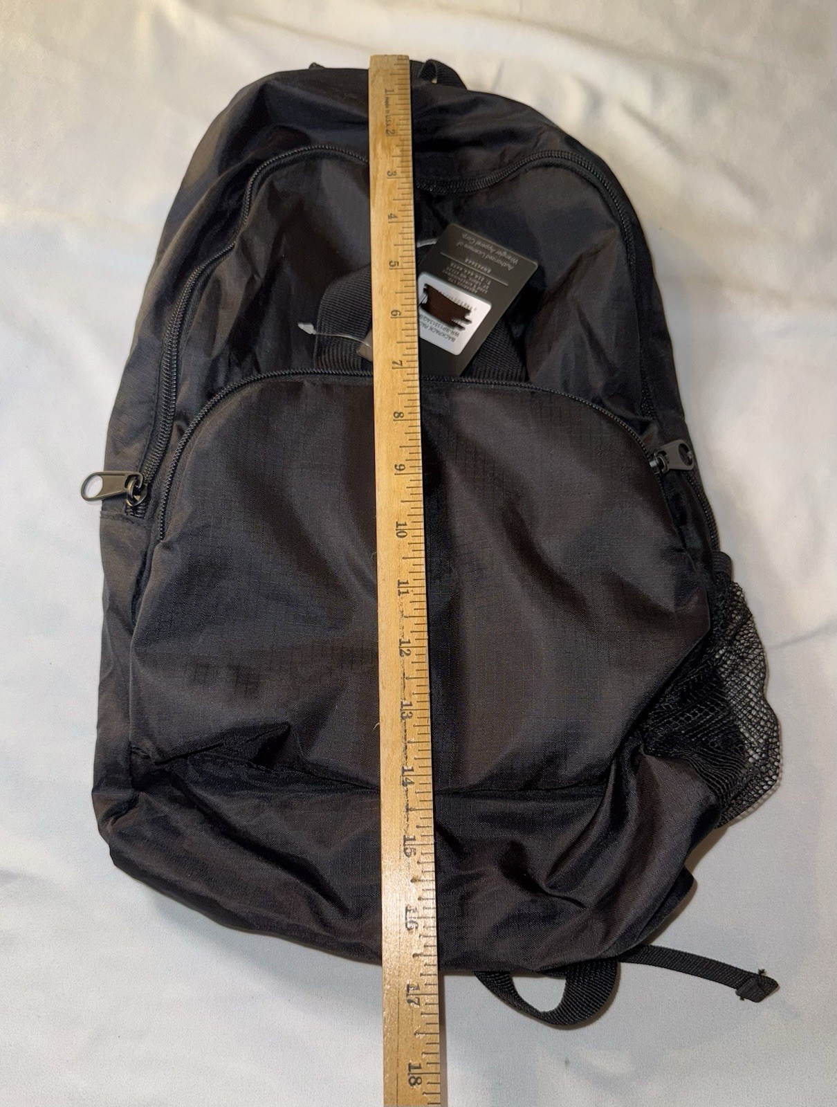Wrangler ATG Black Backpack NWT 17″ Zippers WR-BP13513AQ