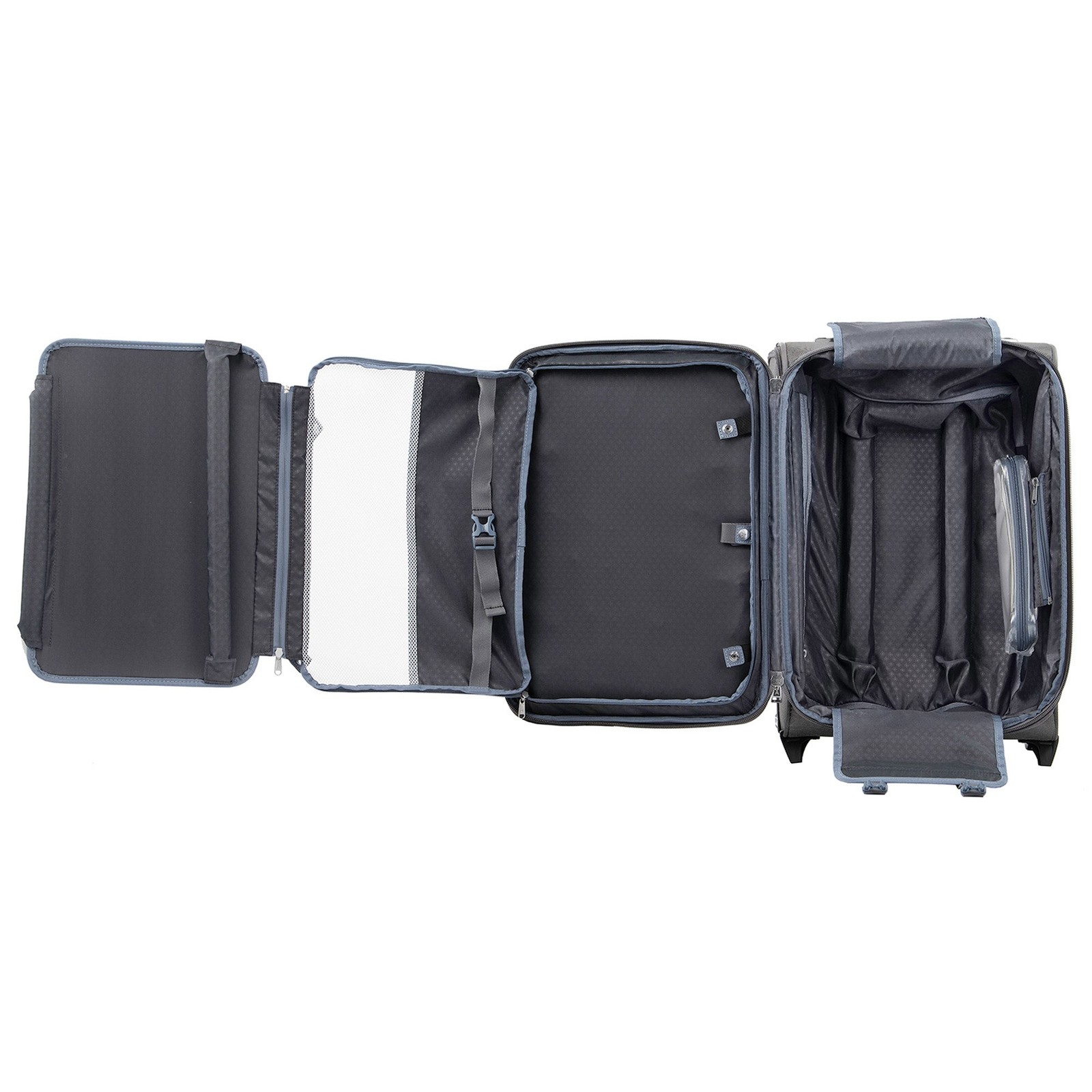Travelpro Platinum Elite Softside Expandable Luggage, 2 Wheel Grey 22 Inch U1