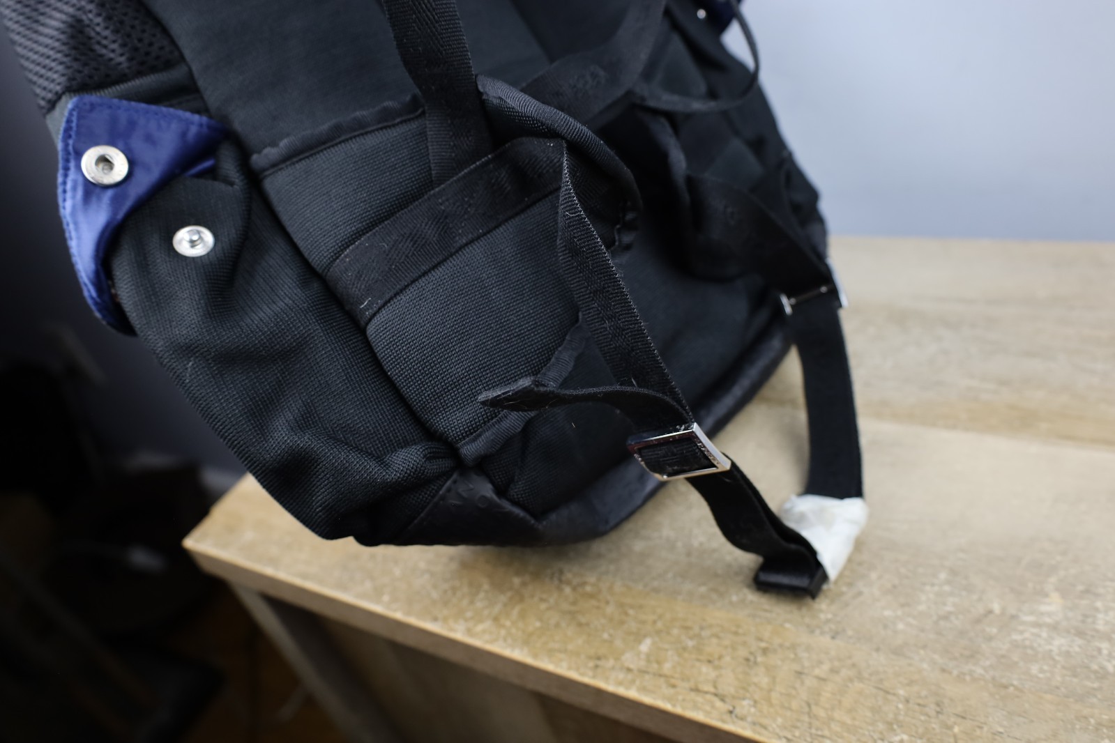 Y2K Kangol Tropic Black Back Pack Buckle Large Capacity NWT