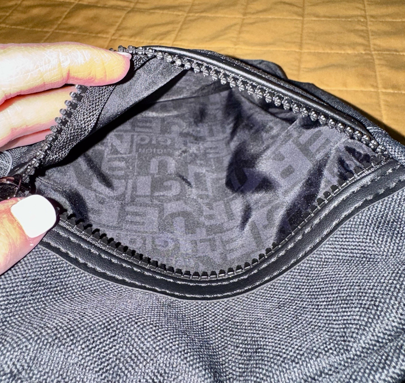 TRUE RELIGION YETA 2.0 Dark Gray CROSSBODY SLING BAG UNISEX