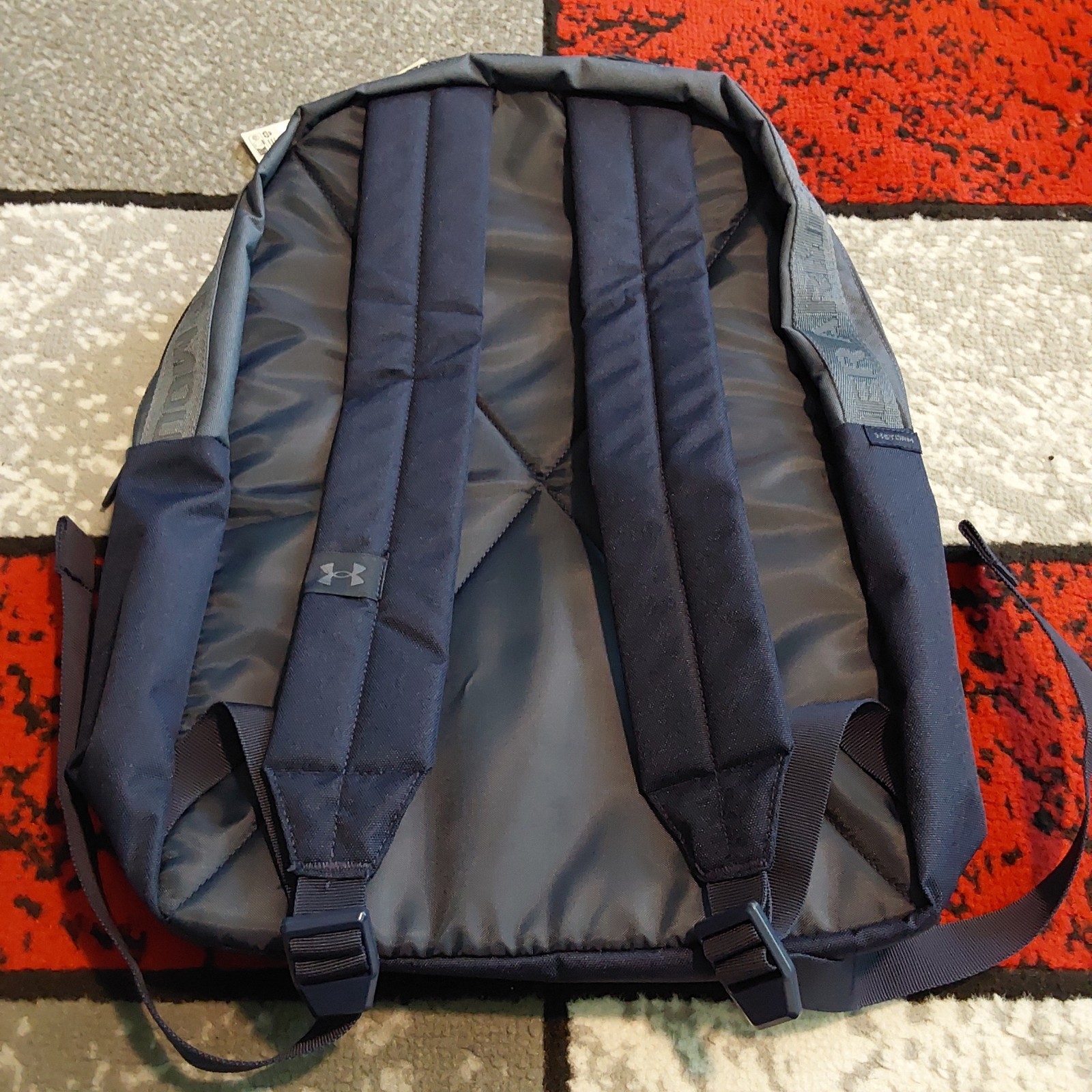 Under Armour Loudon Backpack Midnight Navy Downpour Gray 25L NWT 🔥🔥🔥
