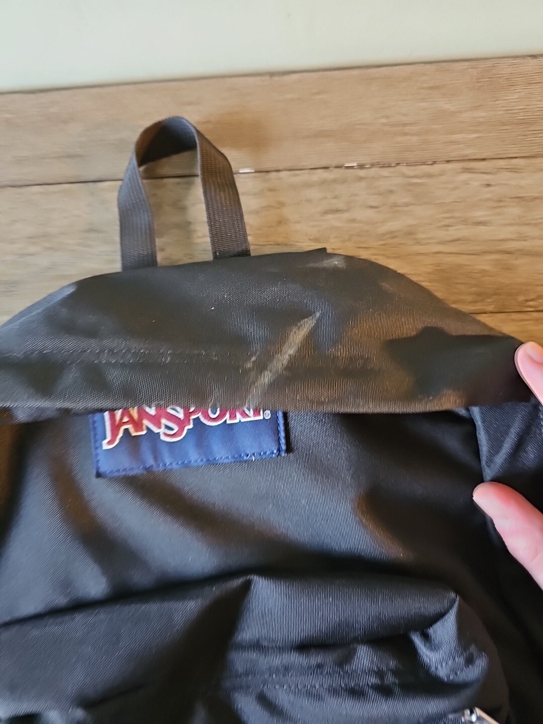 JanSport Superbreak Classic School Backpack Black T501 Pocket Organizer